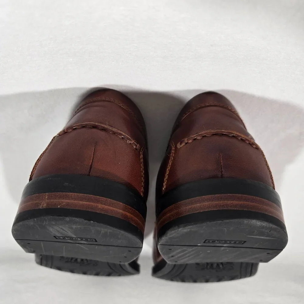 COLE HAAN American Iconic Heritage Classic Brown Penny Loafers Men's Size12 M. - Picture 10 of 17